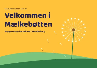 Forældrehåndbog for daginstitution – 32 sider
