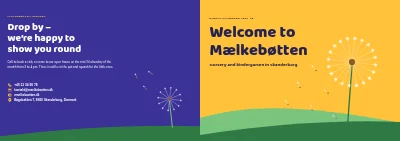 Copertina di Parent handbook for a nursery – 32 pages