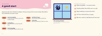 Pagine 10–11 di Parent handbook for a nursery – 32 pages