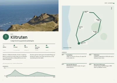 Side 6–7 af Cykelruteguide for turistregion – 32 sider