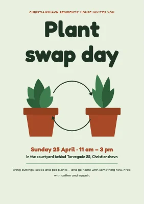 Plant swap day on Christianshavn