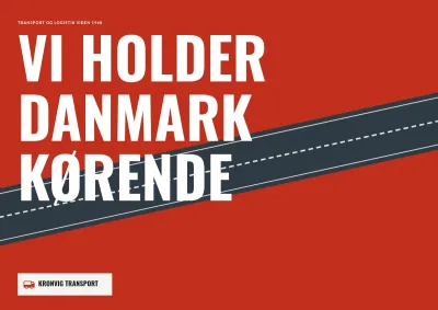Virksomhedsprofil for transportfirma – 20 sider