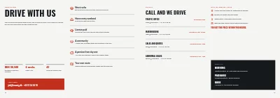 Pages 18–19 of Company profile for a haulage firm – 20 pages