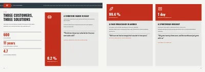 Pages 16–17 of Company profile for a haulage firm – 20 pages
