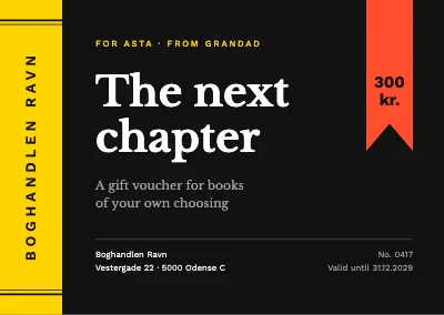 Bookshop gift voucher — book cover