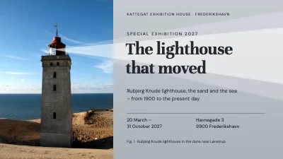 Page 1 of Museum exhibition — the lighthouse that moved