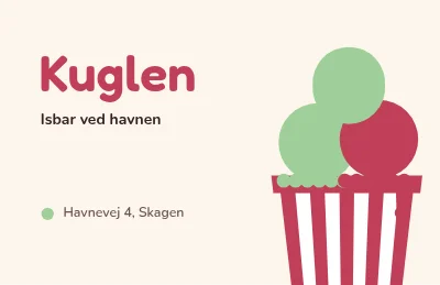Stribet bæger