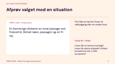 Side 3 af Et marked med flow