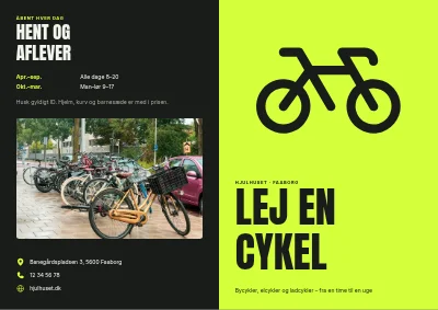 Cykeludlejning og ruter