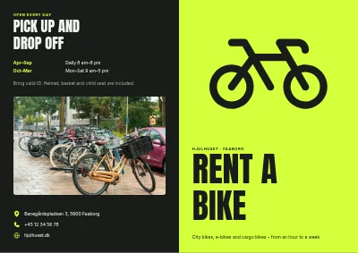 Bike hire and routes