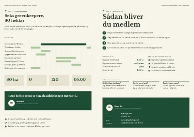 Side 14–15 af Medlemsbrochure for golfklub – 16 sider