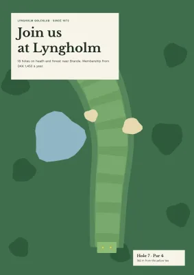 Membership brochure for a golf club – 16 pages