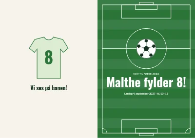Fodboldfødselsdag 8 år