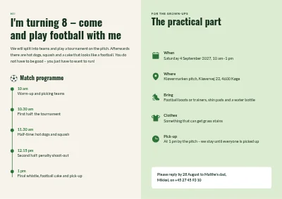 Page 2 of Football birthday at eight