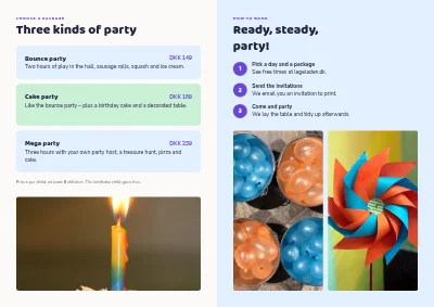 Page 2 of Children's birthday: packages