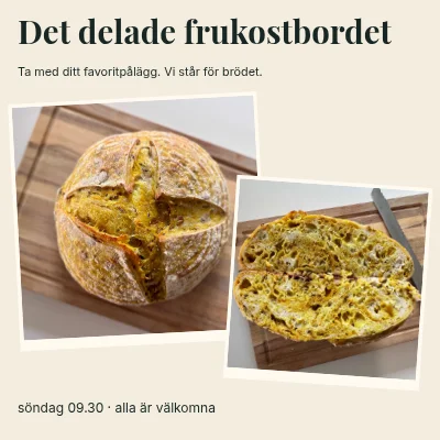 Det delade frukostbordet · Två tryck