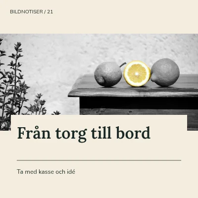 Från marknad till bord · Panoramakort