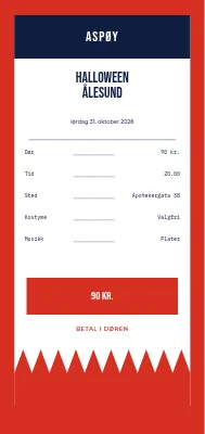 Halloween-fest i Østerbro