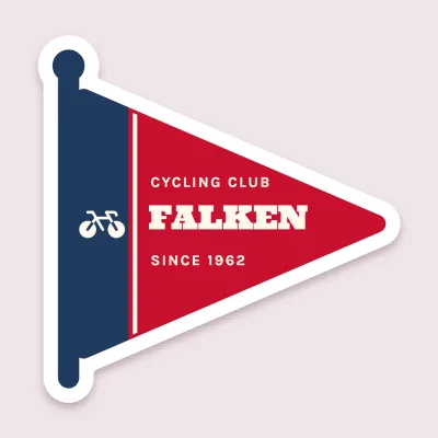 The cycling club pennant