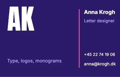 Letter designer