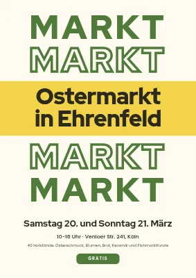 Städtischer Ostermarkt — Poster