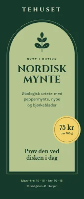 Rollup til butikken — ny te