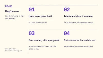 Side 2 af Pubquiz — tirsdagsquiz på værtshus