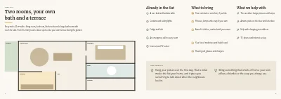 Pages 4–5 of Welcome brochure for a care home – 12 pages