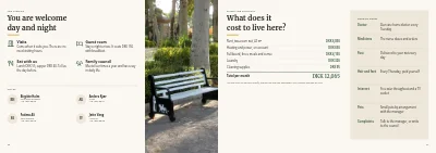 Pages 10–11 of Welcome brochure for a care home – 12 pages