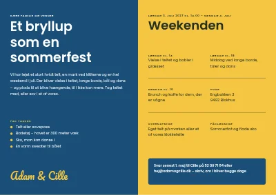 Side 2 af Bryllup i telt med sommerfest