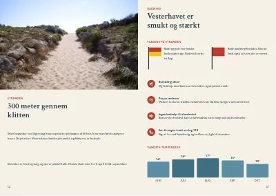 Side 12–13 af Velkomstmappe for sommerhusudlejer – 20 sider