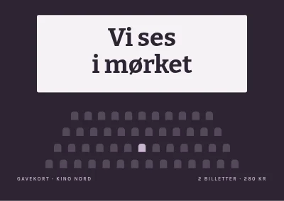 Gavekort — kino