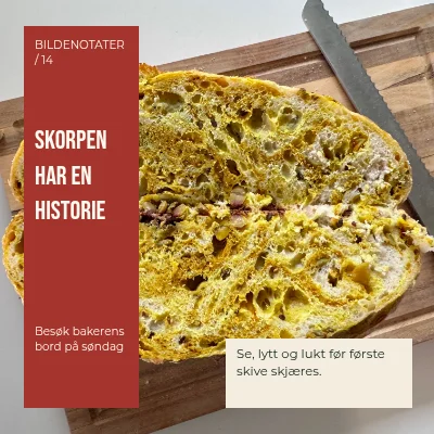 Skorpen forteller en historie · Skriftbånd