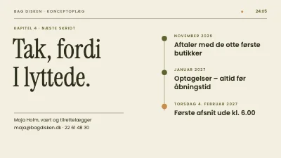 Side 6 af Podcastkoncept — Bag disken