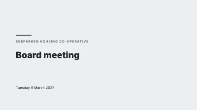 Board meeting