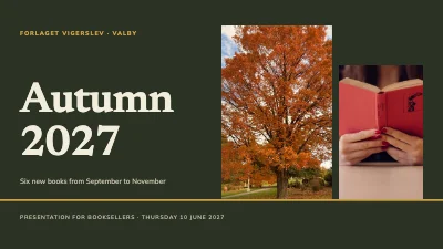 Publisher’s autumn list — new books
