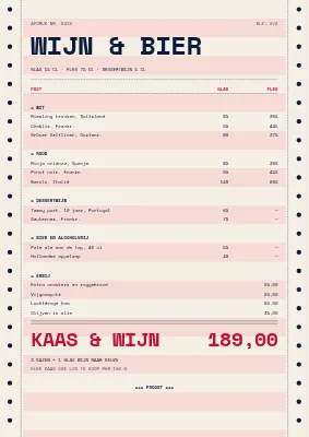 Pagina 2 van Kaasbar — kaas- en wijnkaart