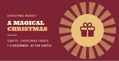 Christmas market – Retro character