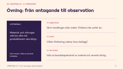 Sida 3 av Arbetsflöde för workshop