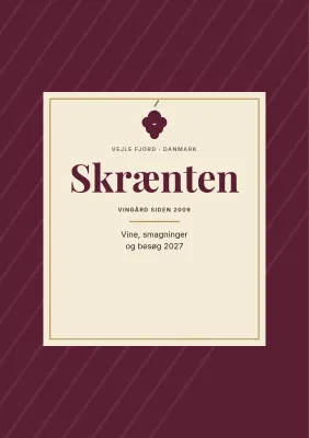 Brochure for dansk vingård – 24 sider