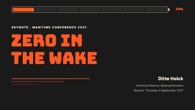 Keynote — green shipping