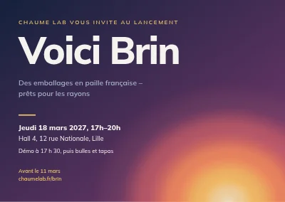 Soirée de lancement — lever de soleil sur bleu nuit
