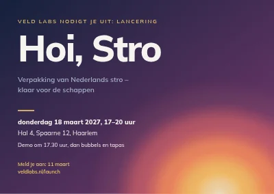 Lanceringsfeest — zonsopgang boven middernachtblauw