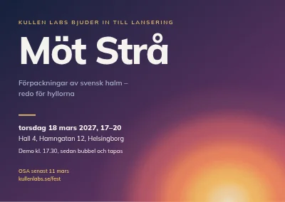 Lanseringsfest — soluppgång över midnattsblått