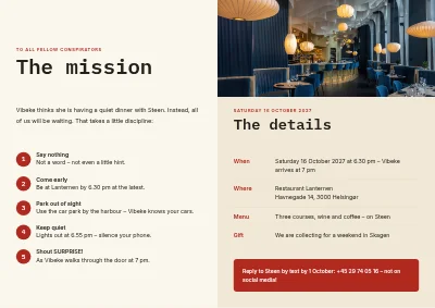 Seite 2 von Surprise party – classified