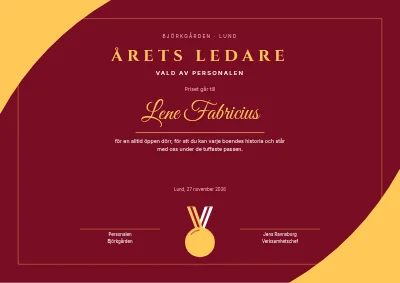 Årets ledare