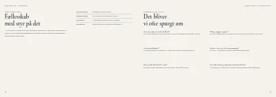 Side 28–29 af Salgsbrochure for nybyggeri af rækkehuse – 32 sider