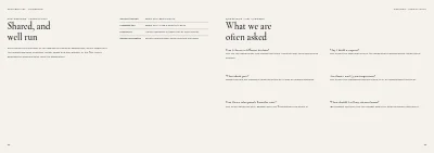 Pages 28–29 of Sales brochure for new terraced houses – 32 pages