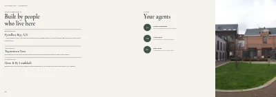 Pages 30–31 of Sales brochure for new terraced houses – 32 pages