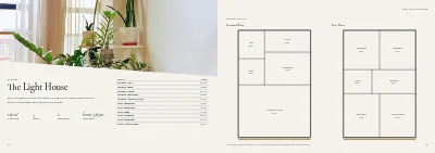 Pages 16–17 of Sales brochure for new terraced houses – 32 pages